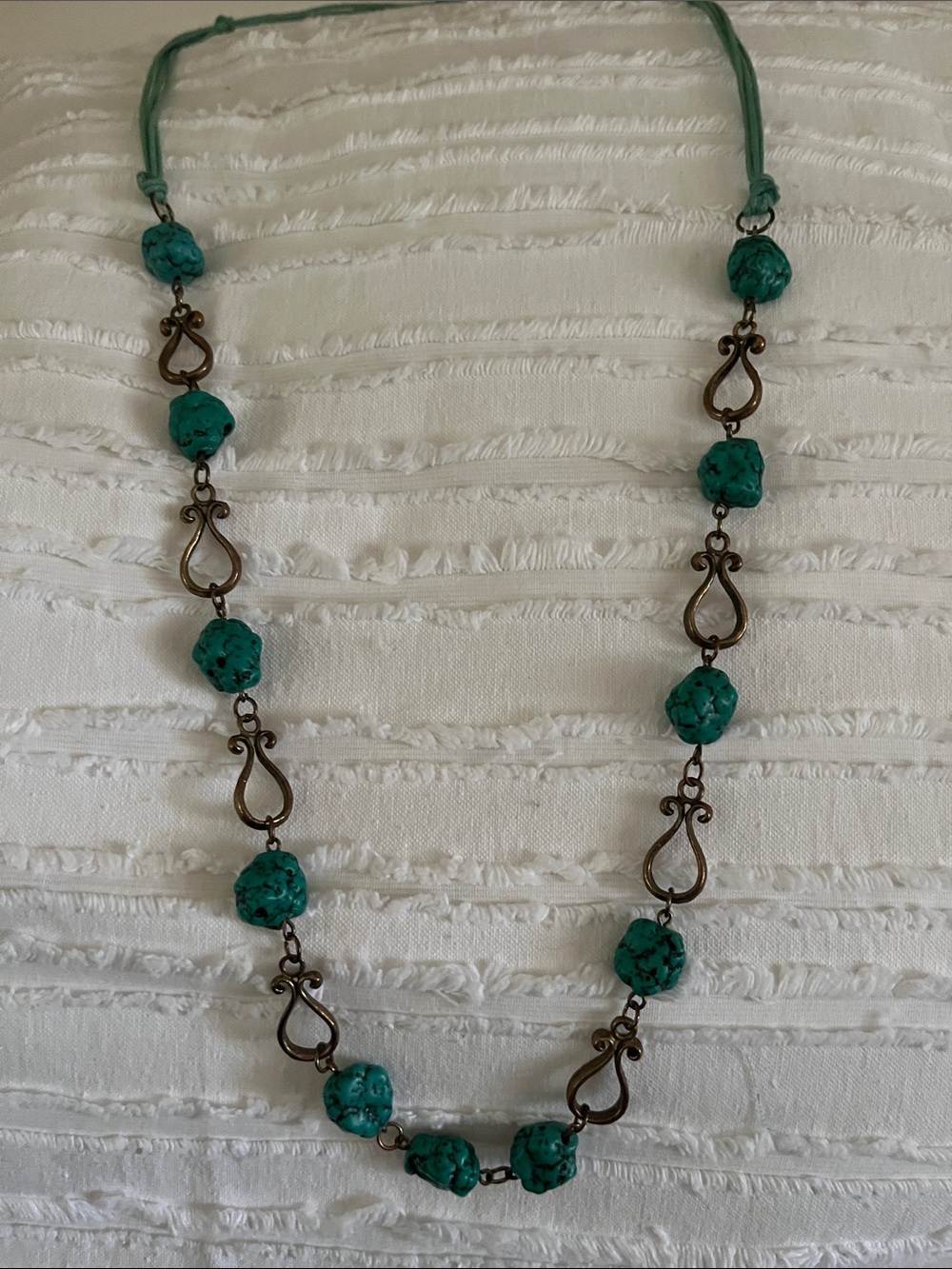 Turquoise Nugget Necklace